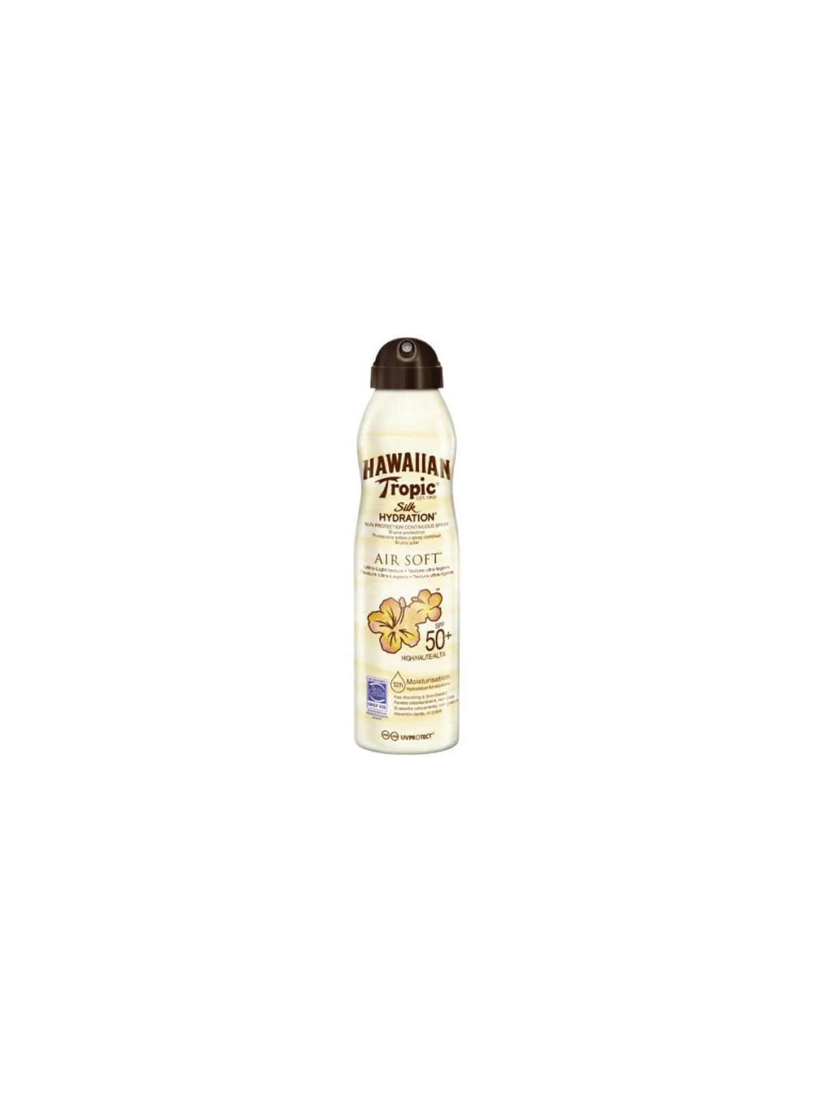 Hawaiian Tropic Silk Hydration Air Soft Brume de Protection Solaire SPF50+ 220ml