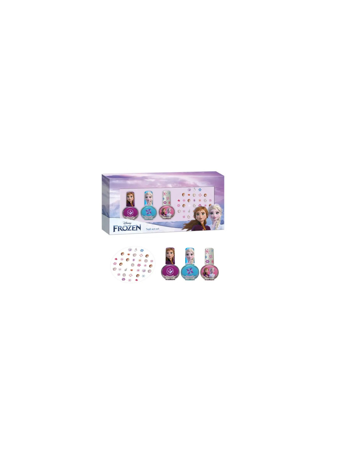 Disney Frozen Coffret Nail Art 4 Produits