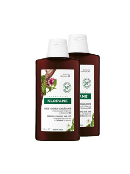 Klorane Shampooing À La Quinine Et À L'Edelweiss Bio 2x400ml
