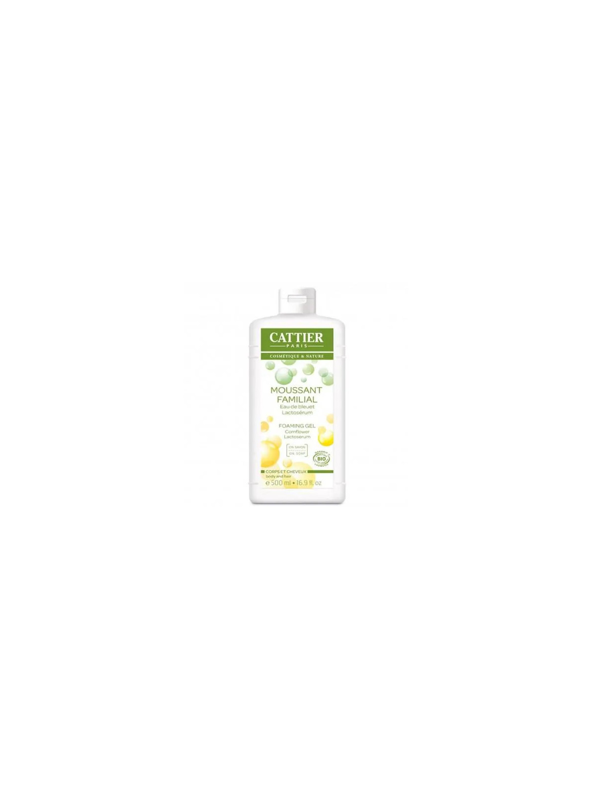 Cattier Paris Gel Douche et Shampooing 2-en-1 1L