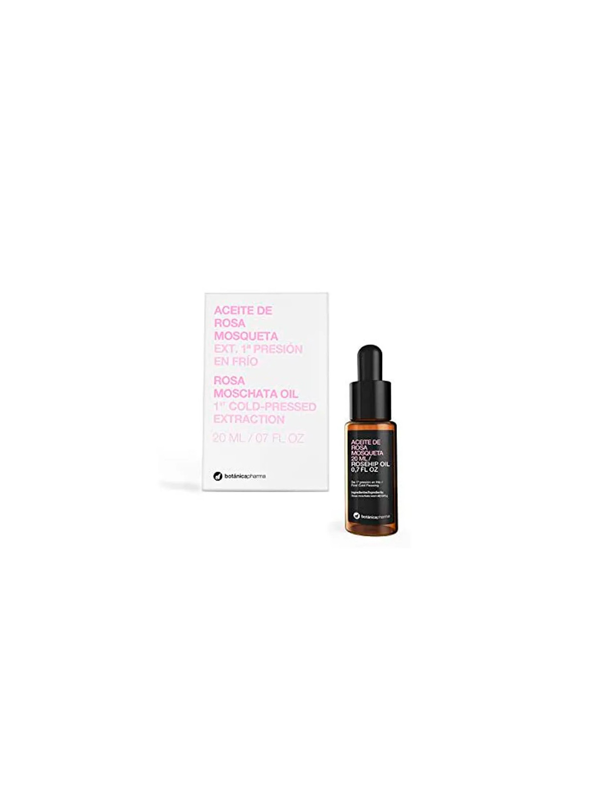 Botánica Nutrients Huile de Rose Musquée Compte-Gouttes 20ml