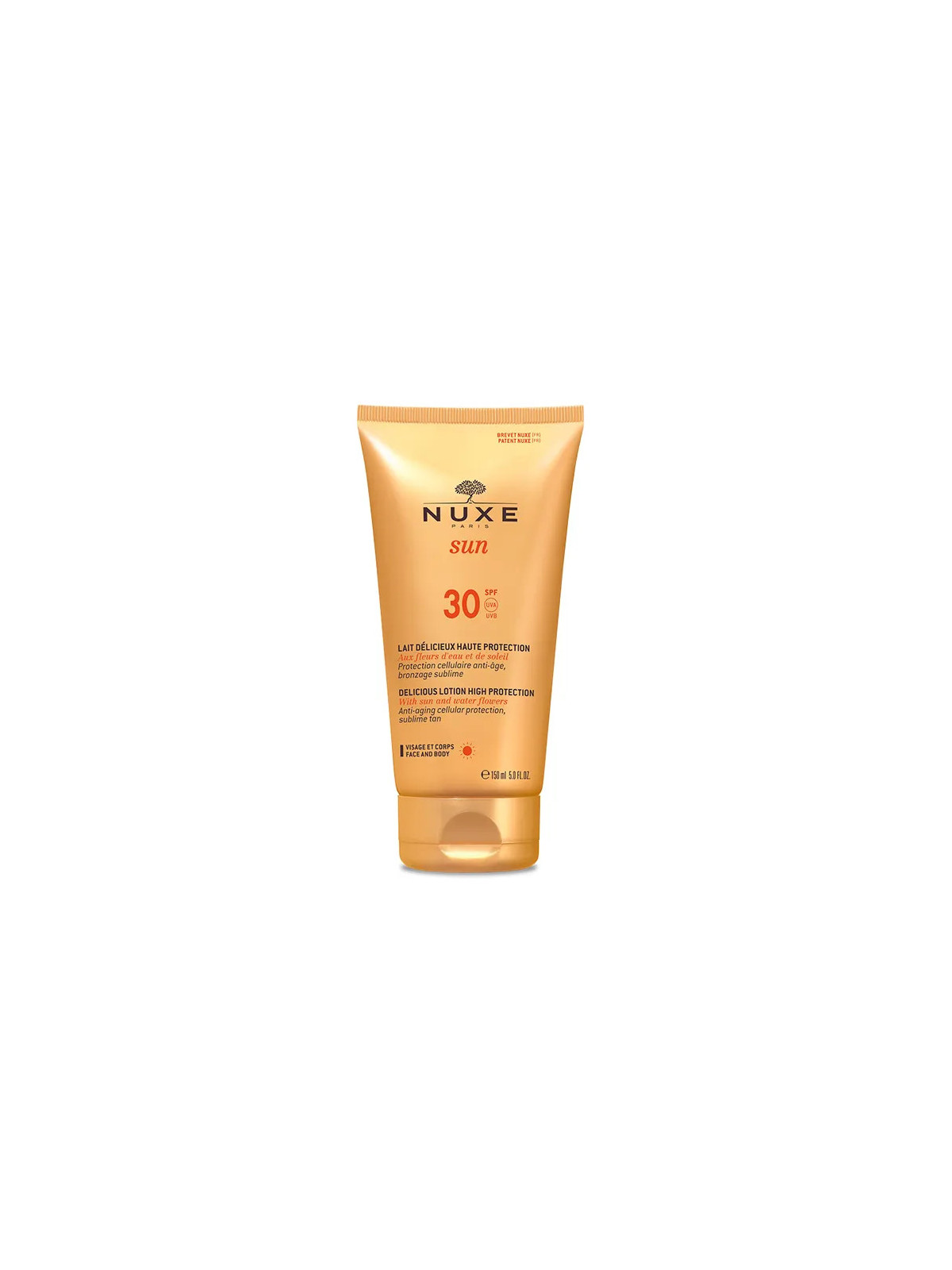 Nuxe Sun Lait Délicieux Visage et Corps SPF30 150ml