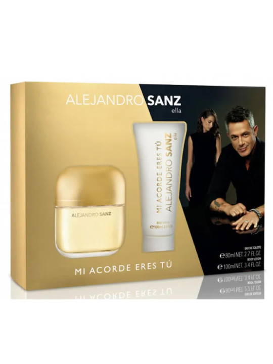 Alejandro Sanz Mi Acorde Eres Tu Eau de Toilette Vaporisateur 100ml Coffret 2 Produits