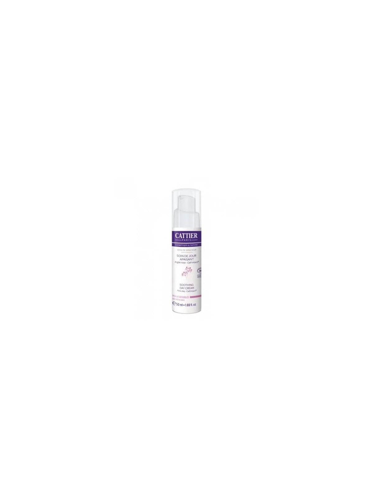 Cattier Crème de Jour Calmante Peaux Sensibles 50ml