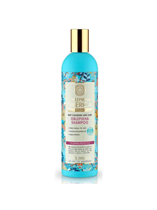 Natura Siberica Oblepikha Shampooing Nettoyage Profond et Soin 400ml