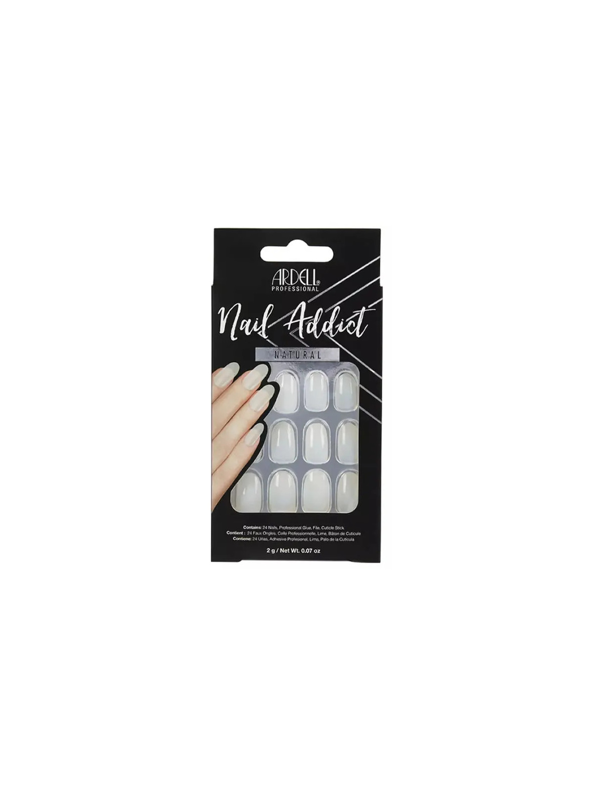Ardell Nail Addict Natural Oval Faux Ongles