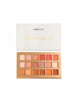 Magic Studio Diamond Palette Fards à Paupières 18 Couleurs