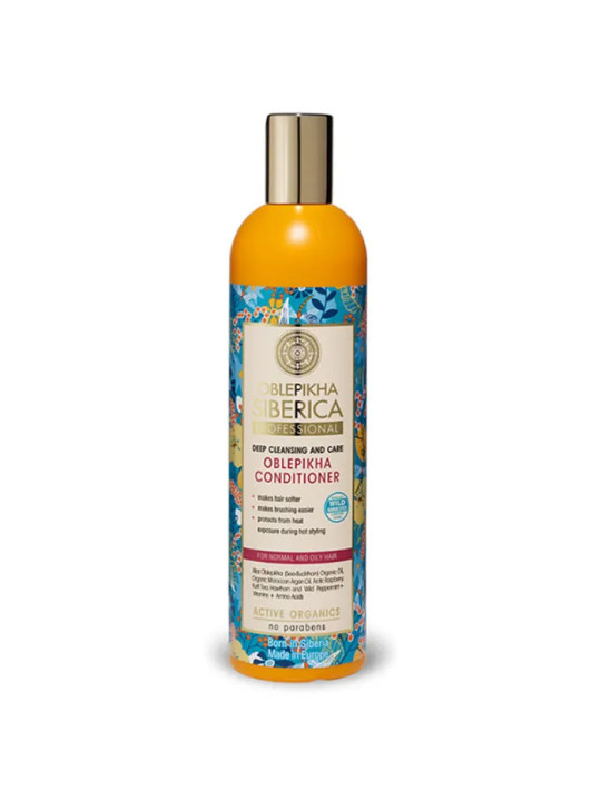 Natura Siberica Oblepikha Après-Shampooing Nettoyage Profond et Soin 400ml