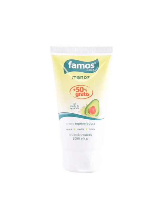 Famos Crème Régénérante Mains à l'Huile d'Avocat 75ml