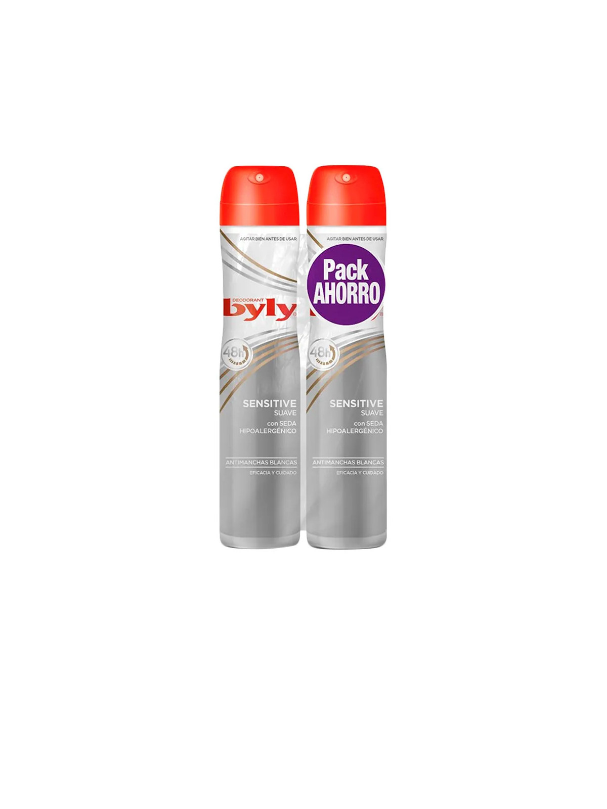 Byly Sensitive Déodorant Vaporisateur 2 x 200ml