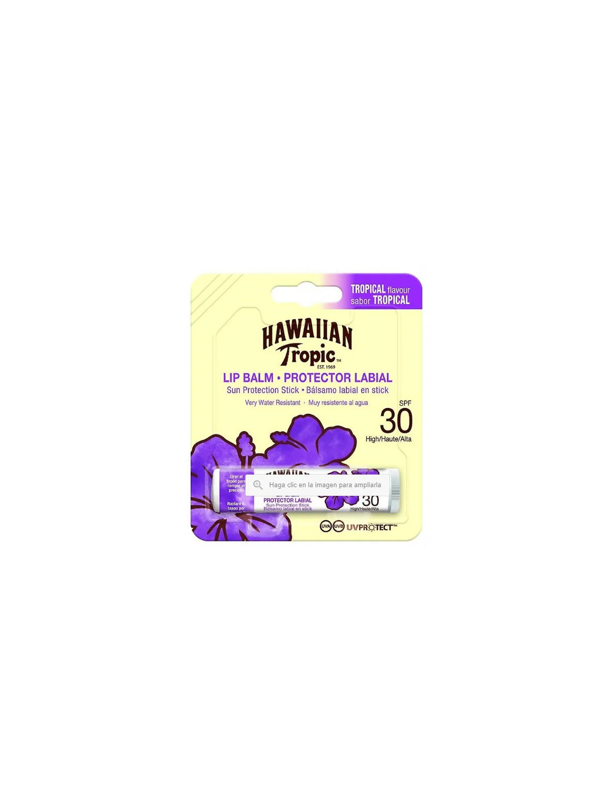 Hawaiian Tropic Lip Balm Sun Protection Stick SPF30 Water Resistant