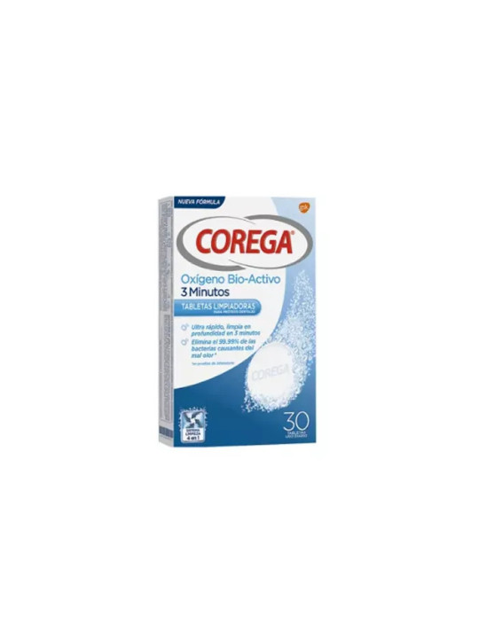 Corega Oxygène Actif 3 Minutes 30 Comprimés