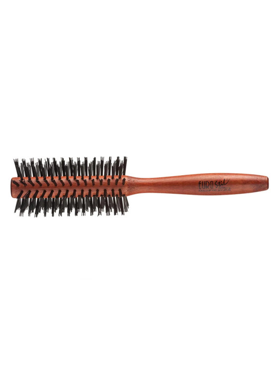 Eurostil Brosse Ronde Bois Nylon 1 unité