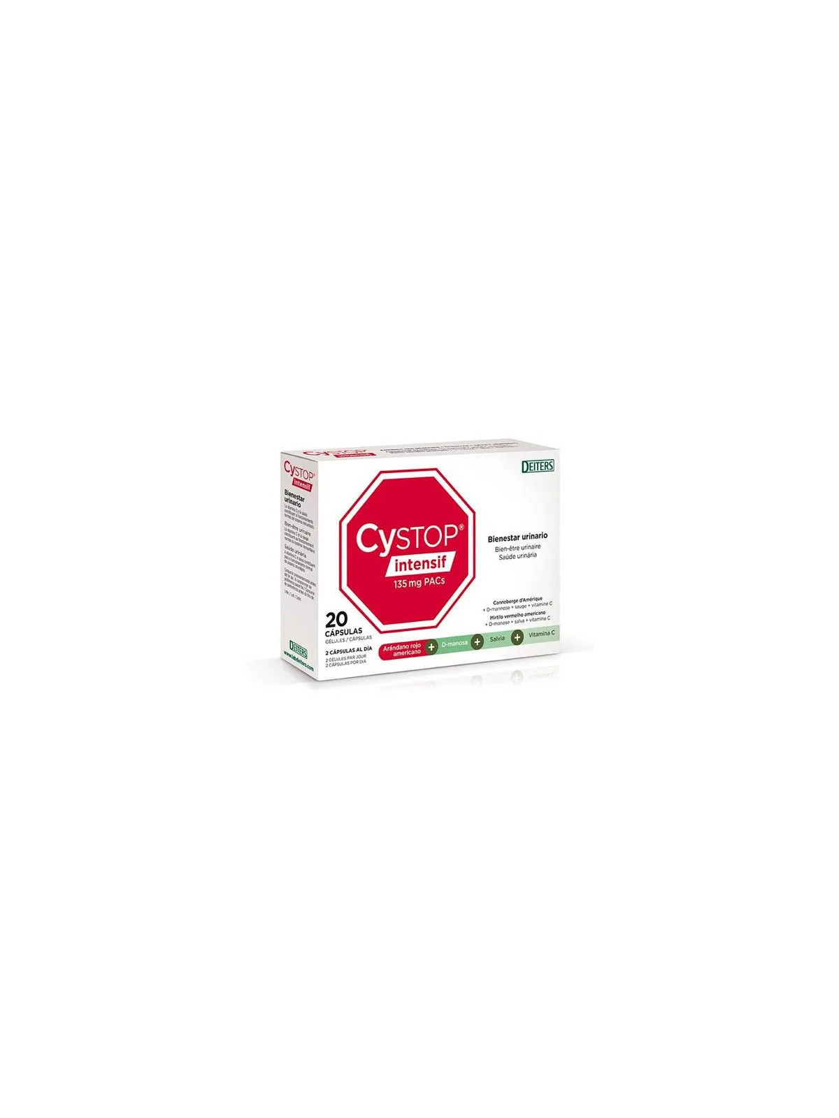 Deiters Cystop Intensif 20 Capsules