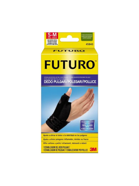 3M Futuro Stabilisateur de Pouce Main Gauche ou Droite Taille S-M