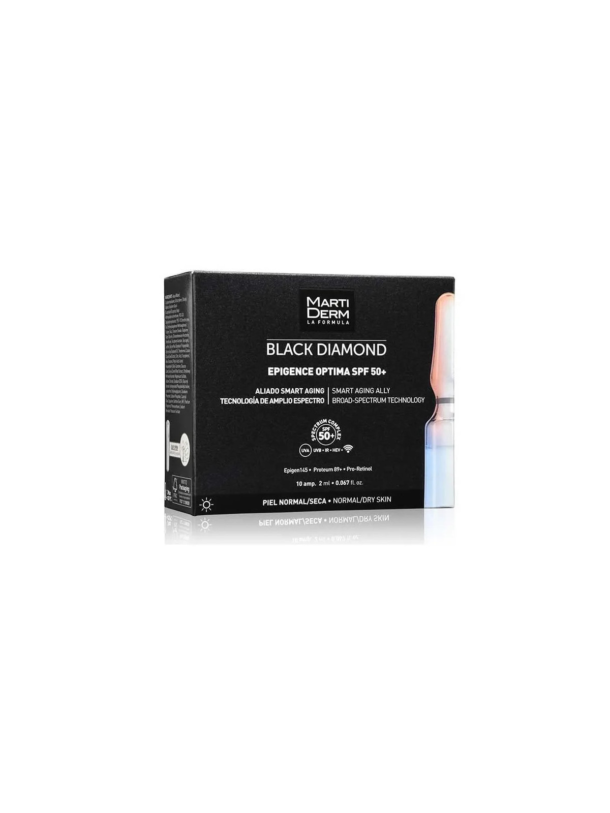 Martiderm Black Diamond Epigence Optima SPF50 10 Ampoules