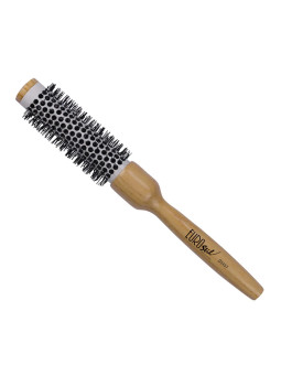 Eurostil Brosse Thermique Céramique Manche Bois 25mm