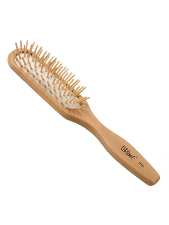Eurostil Brosse Ovale Bois et Picots 1 unité