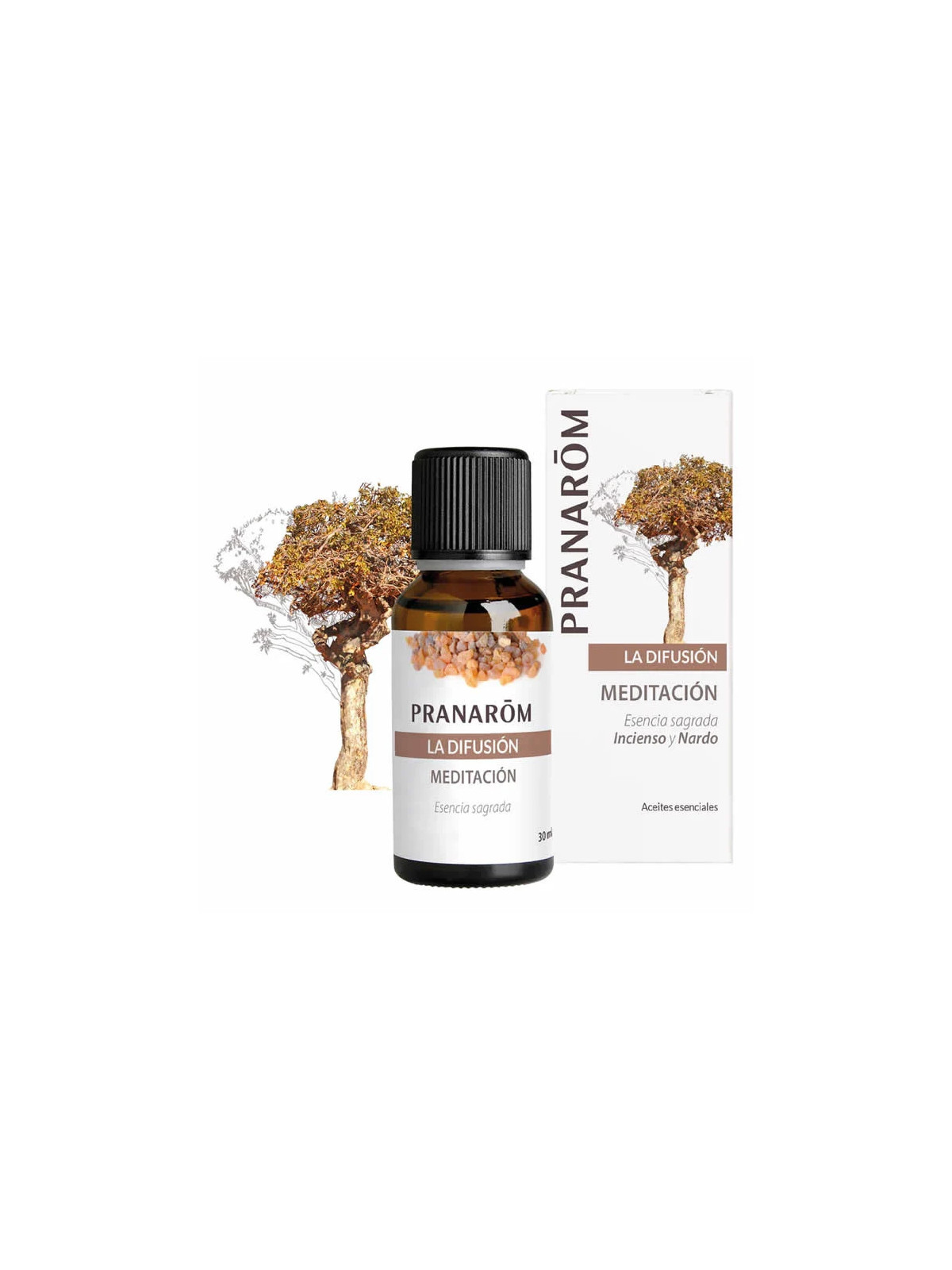 Pranarôm Méditation Diffusion Encens Sacré Huile Essentielle Bio 30ml