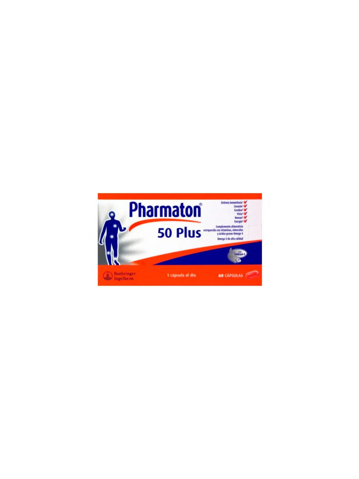 Pharmaton 50 Plus 30 Capsules
