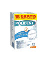 Polident Comprimés Nettoyants Prothèses Dentaires 72 Unités