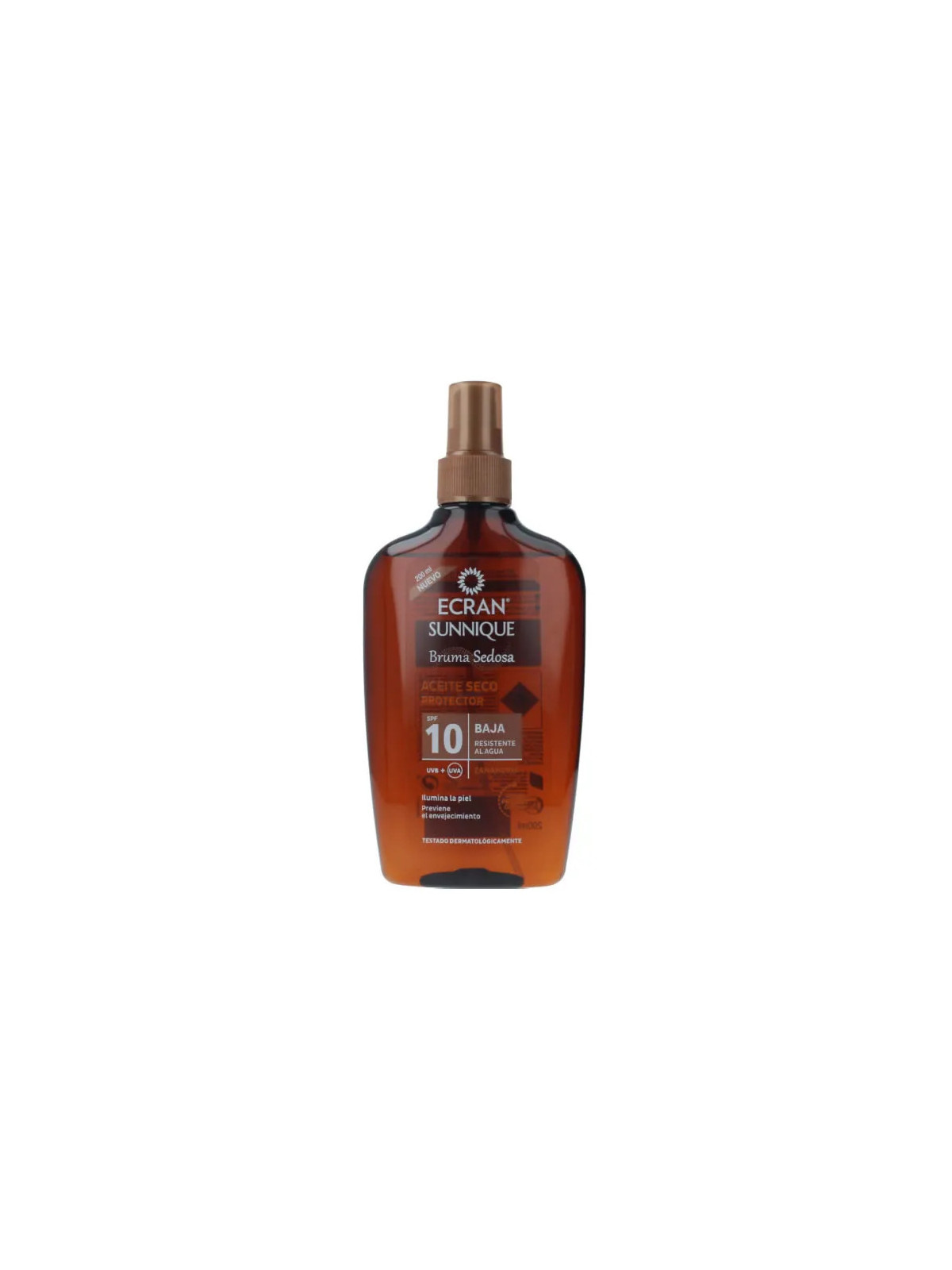 Ecran Sunnique Silky Mist Dry Oil Protector SPF10 200ml