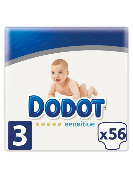 Dodot Sensitive Couches Taille 3 56 Unités