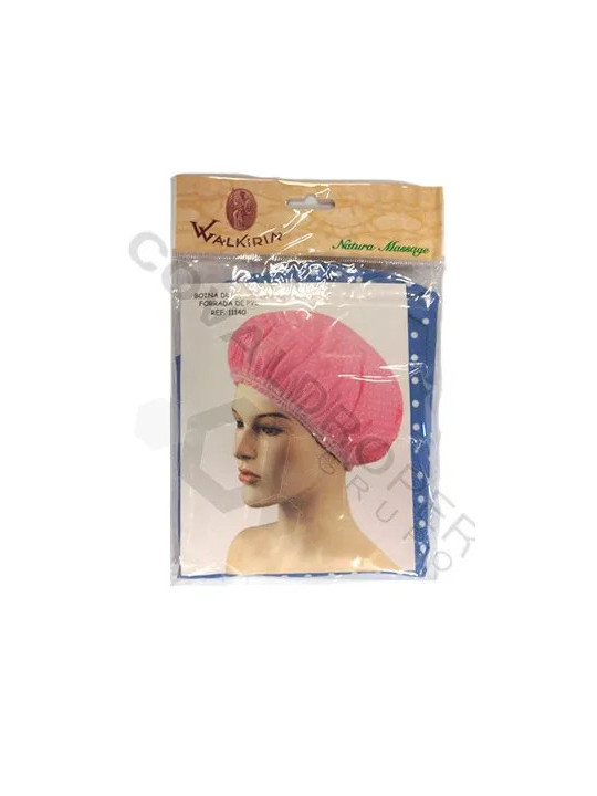 La Walkiria Bonnet de Douche en Tissu Fleuri 11140