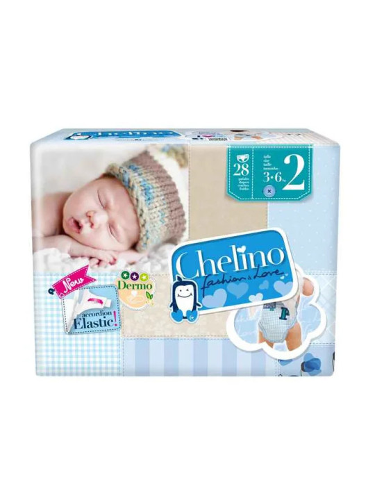 Chelino Fashion&Love Couche Taille 2 28 Unités