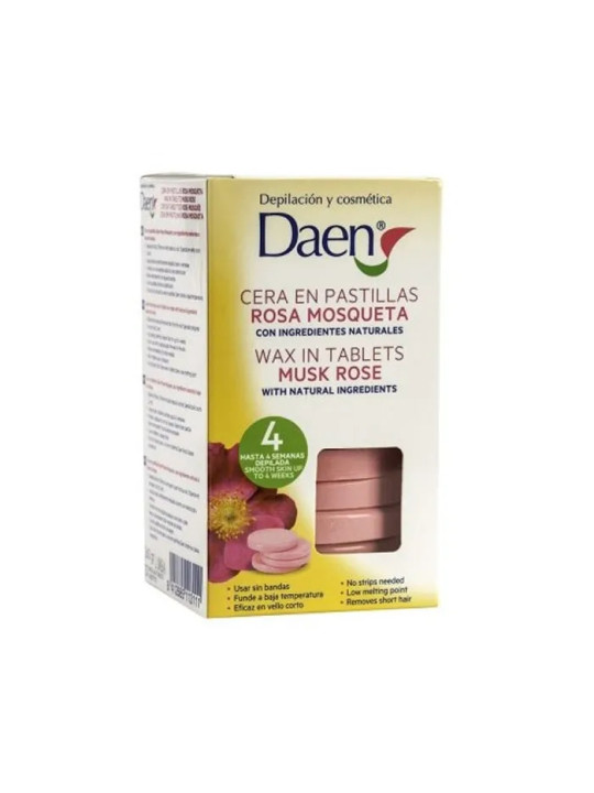 Daen Cire Épilatoire en Tablettes Rose Musquée 300g