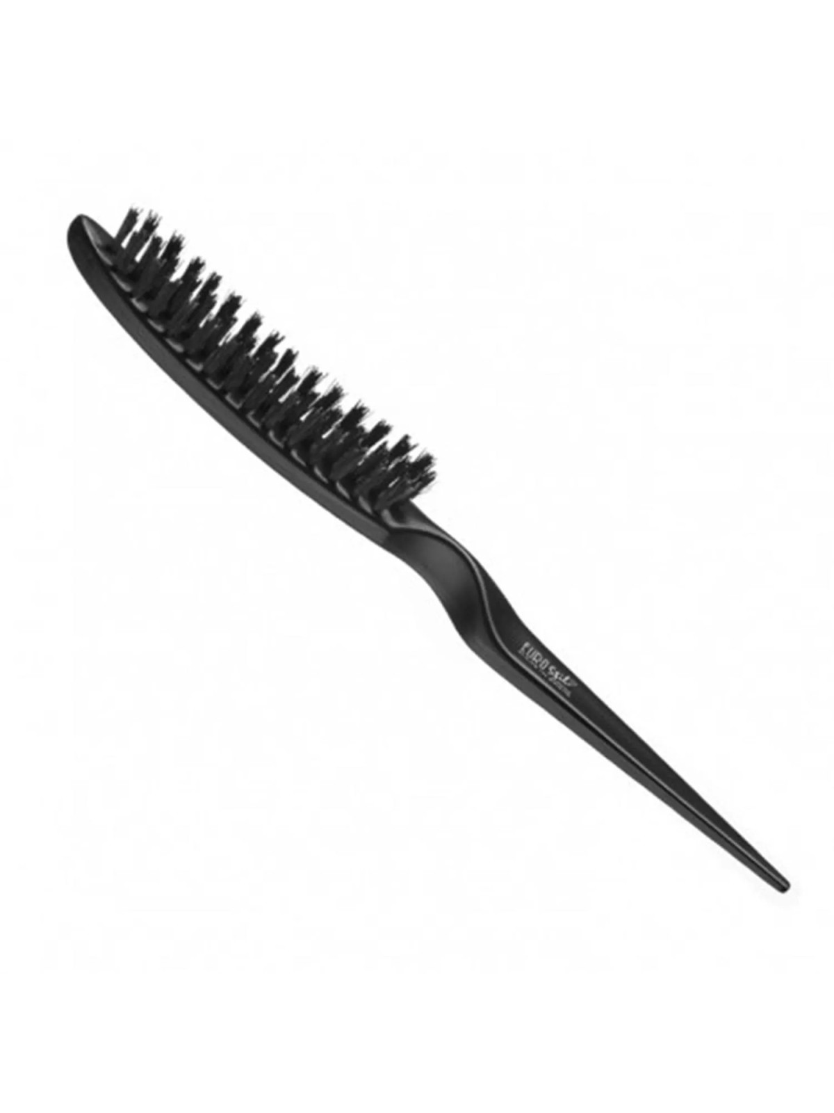 Eurostil Brosse Crêpage Plate Poils Sanglier 3 Rangs Noires 1 unité