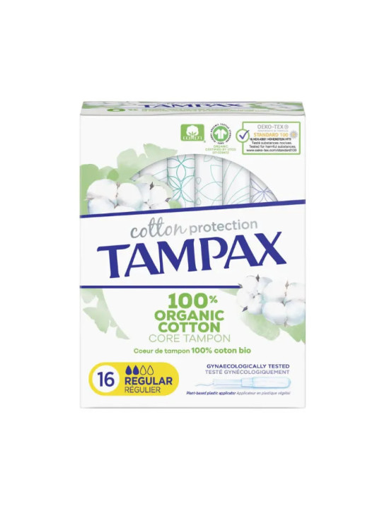 Tampax Organic Regular Tampon 16 Unités