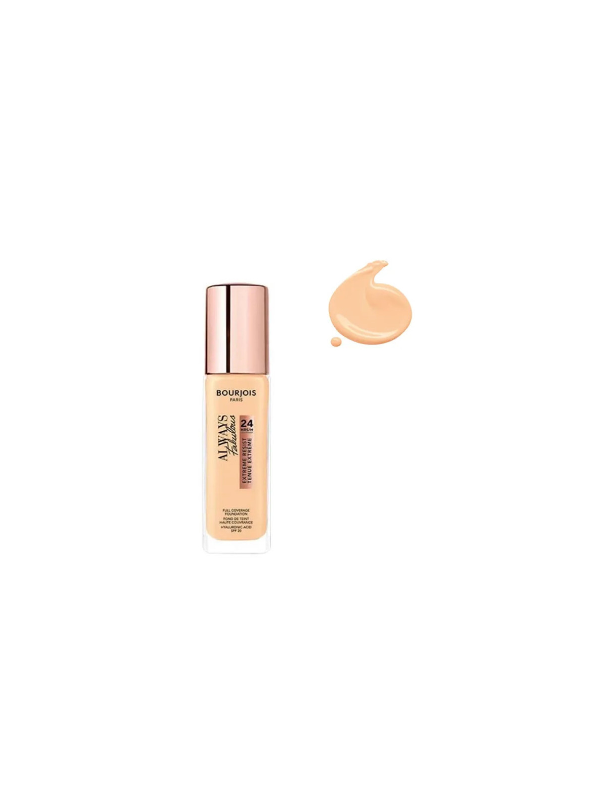 Bourjois Always Fabulous Foundation 24H SPF20 120 Clear Ivory 30ml