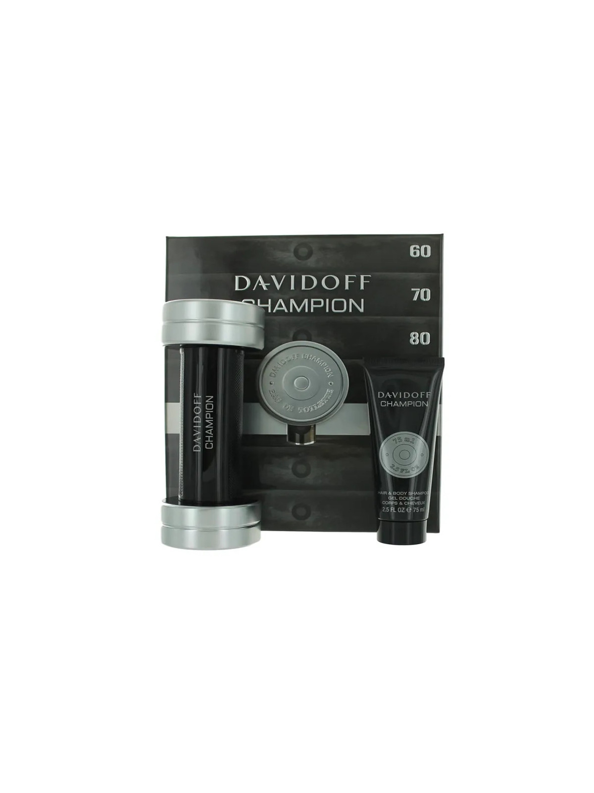 Davidoff Champion Eau de Toilette Vaporisateur 90ml Coffret 2 Produits