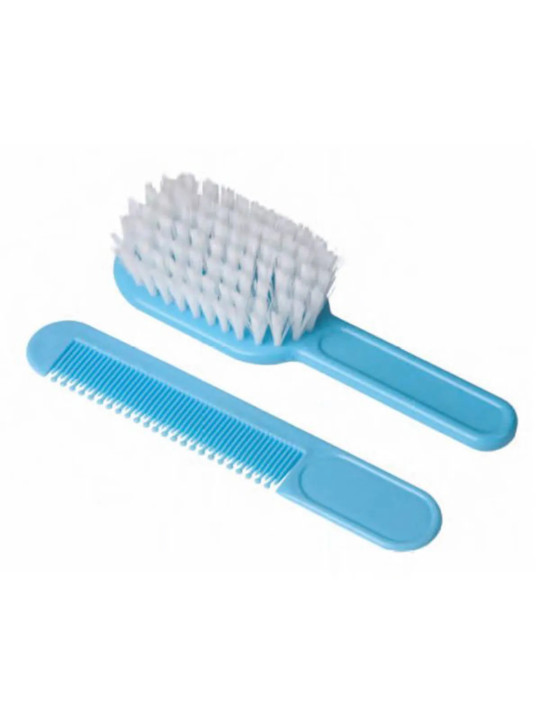 Eurostil Bébé Brosse Douce Bleue + Peigne