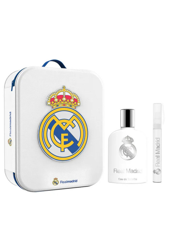 Real Madrid Eau de Toilette Vaporisateur 100ml Coffret 3 Produits