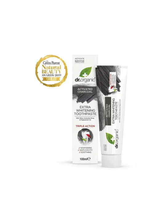 Dr. Organic Dentifrice au Charbon Actif 100ml