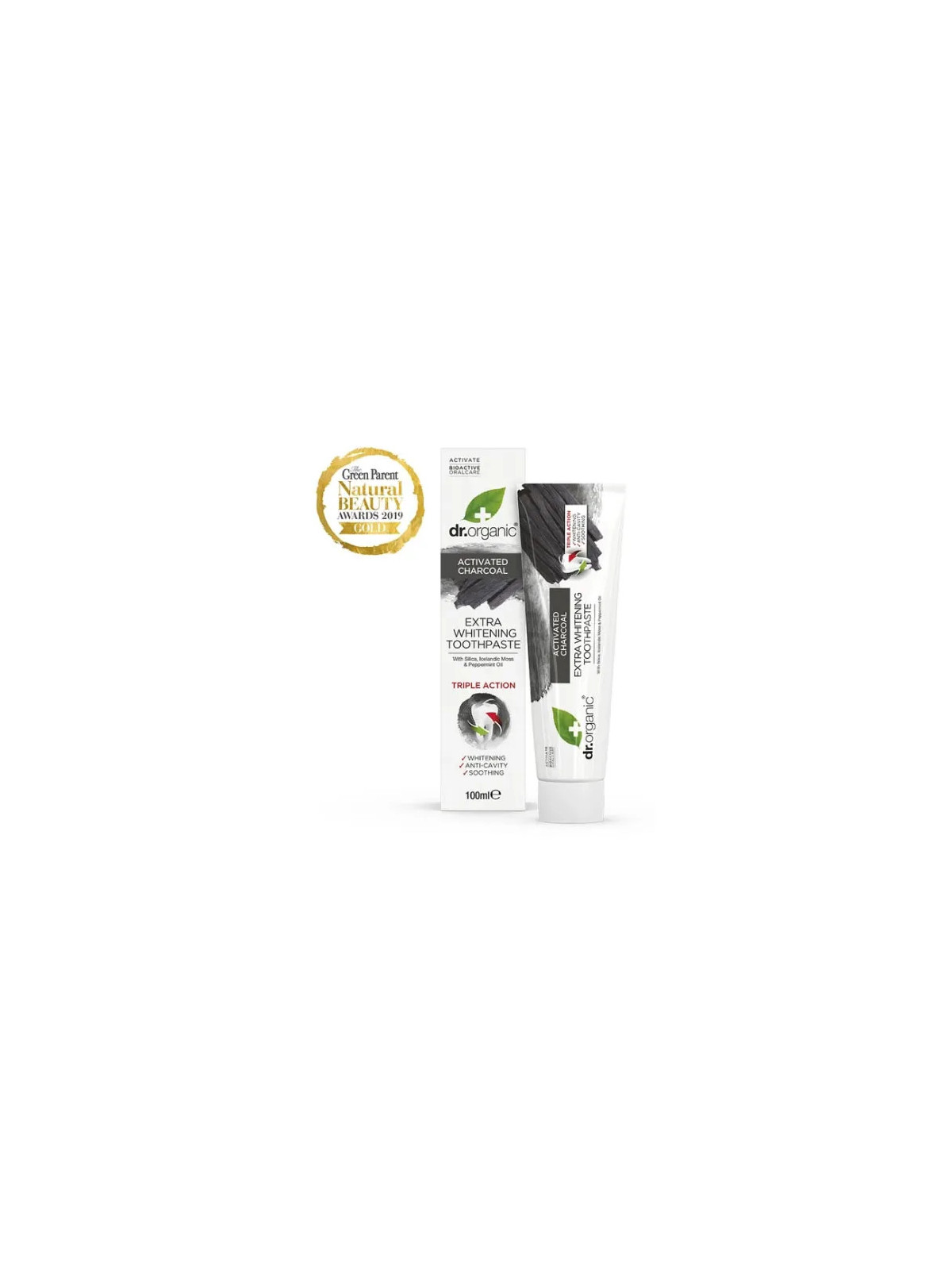 Dr. Organic Dentifrice au Charbon Actif 100ml