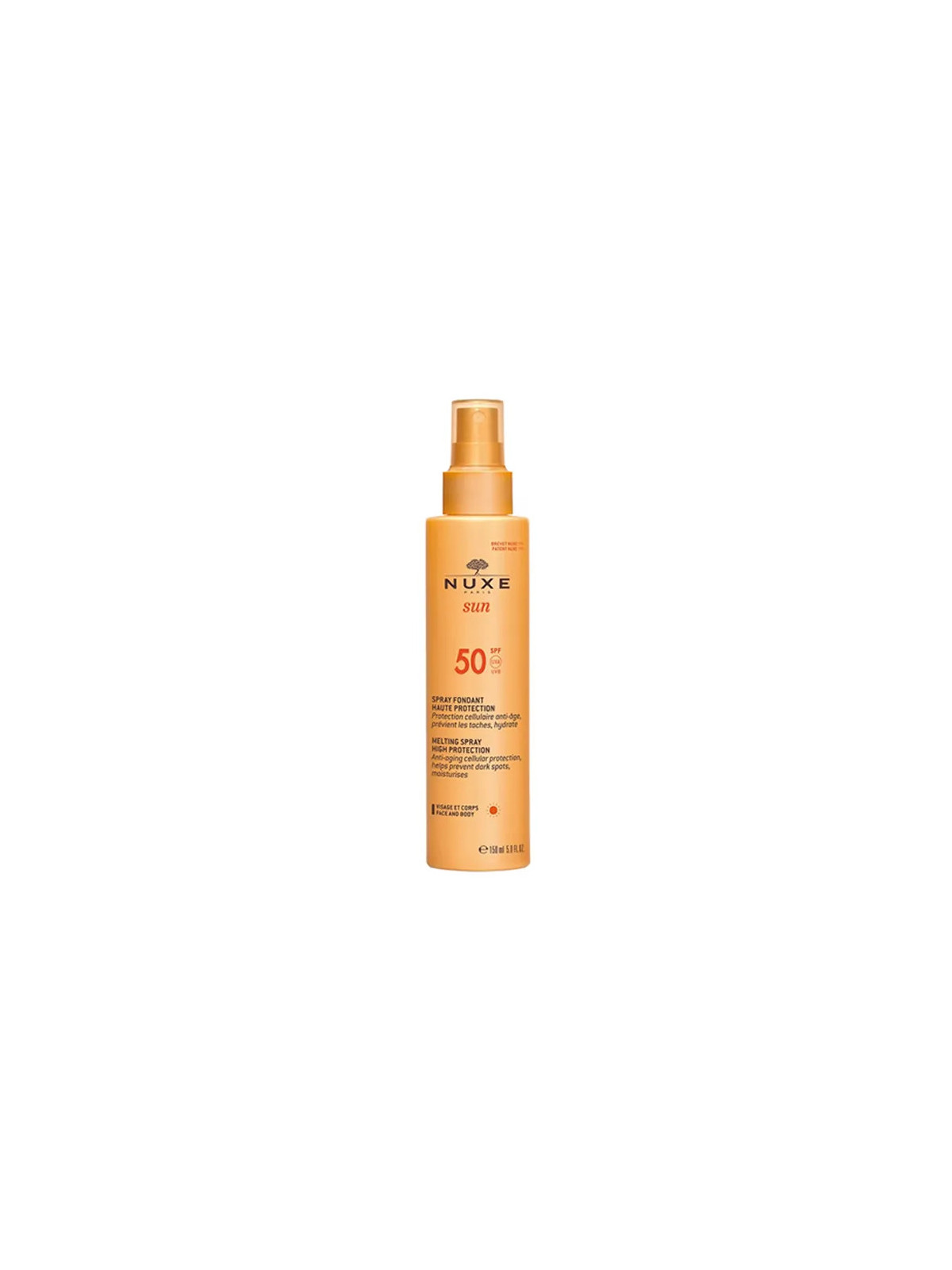 Nuxe Sun Spray Fondant Haute Protection SPF 50 150ml