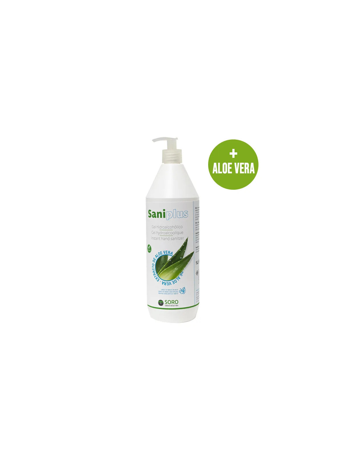 Gel Hydroalcoolique Hygiénisant Pour Les Mains à l'Aloe Vera 1 Litre