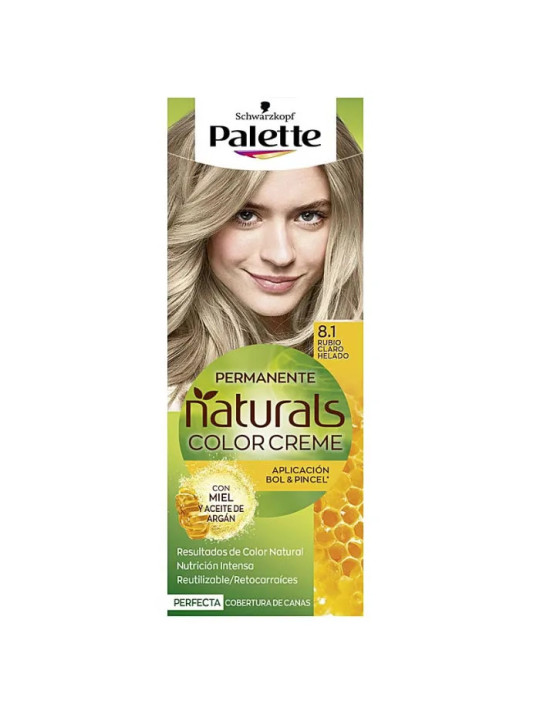 Schwarzkopf Palette Naturals Color Creme 8.1 Blond Clair Cendré Glacé