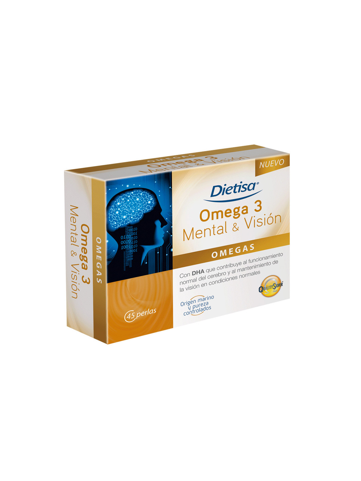 Dietisa Omega 3 Mental et Vision 45 Perles