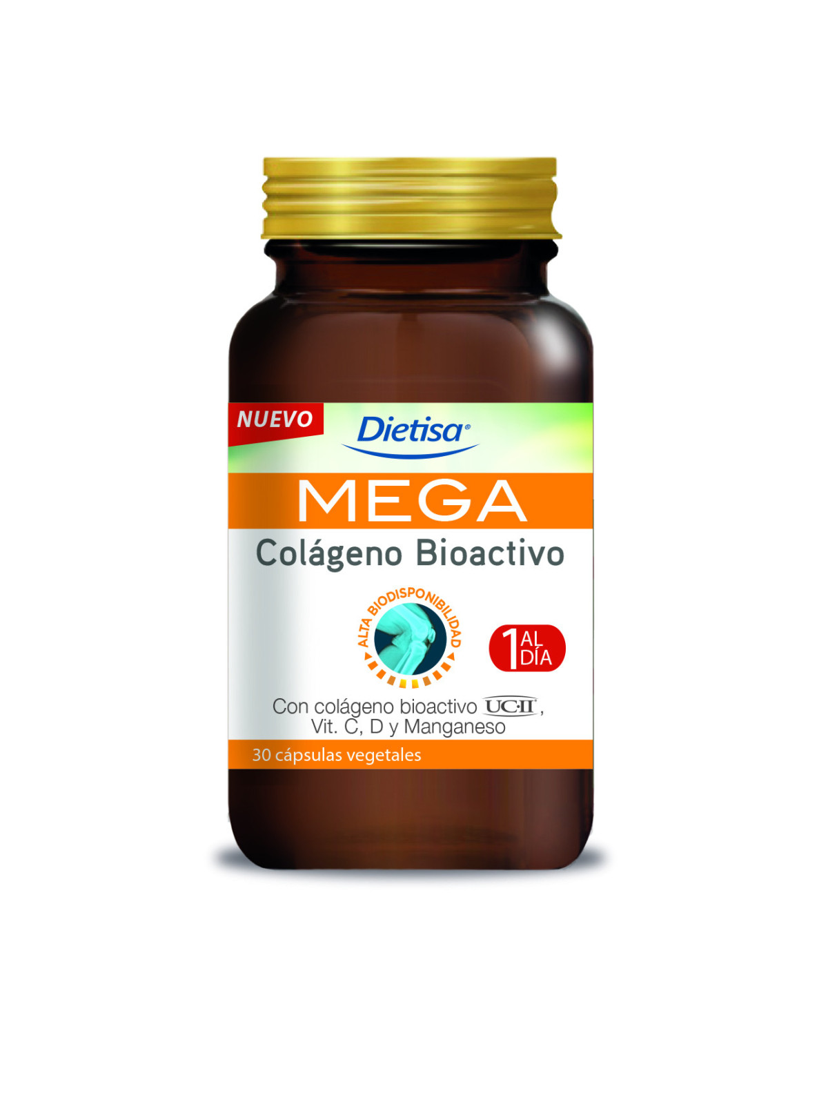 Dietisa Mega Collagène Bioactif UC-II 30 Vcaps