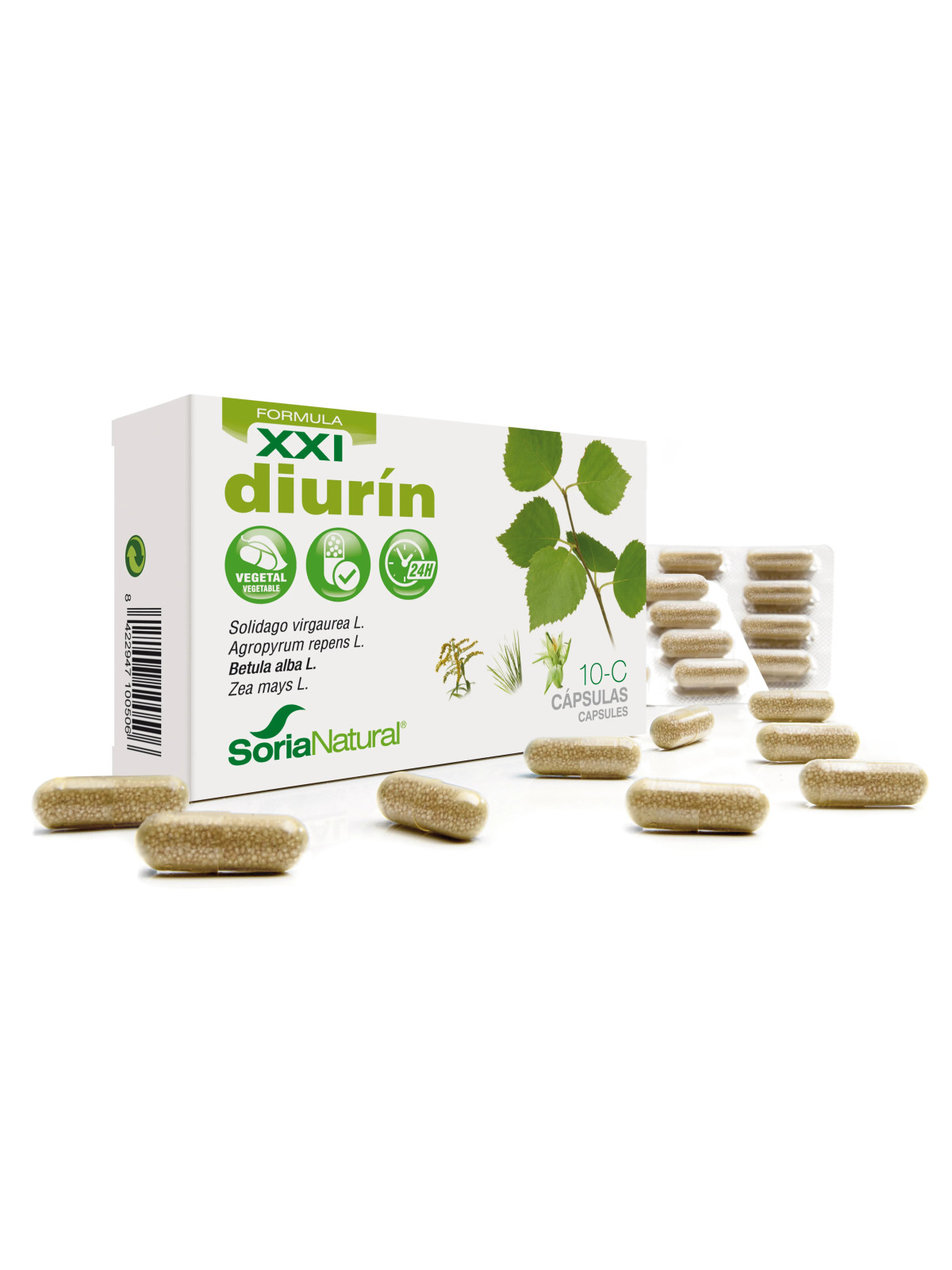 Soria Natural 10-C Diurin 30 Capsules à Libération Prolongée