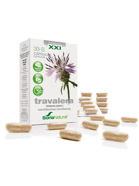 Soria Natural 33-S Centaurée 200 mg 30 Capsules
