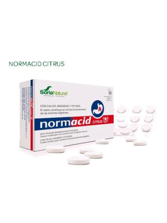Soria Normacid Citrus 32 Comprimés x 1250mg