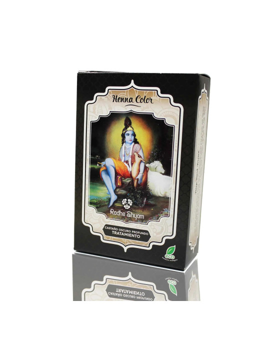 Henné Radhe Châtain Foncé Profond Traitement 100g