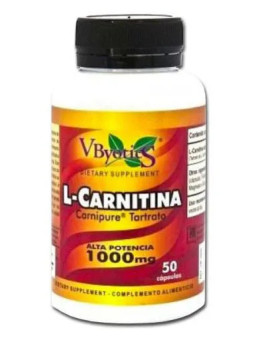 V.Byotic L-Carnitine Carnipure 1000 mg 50 Capsules