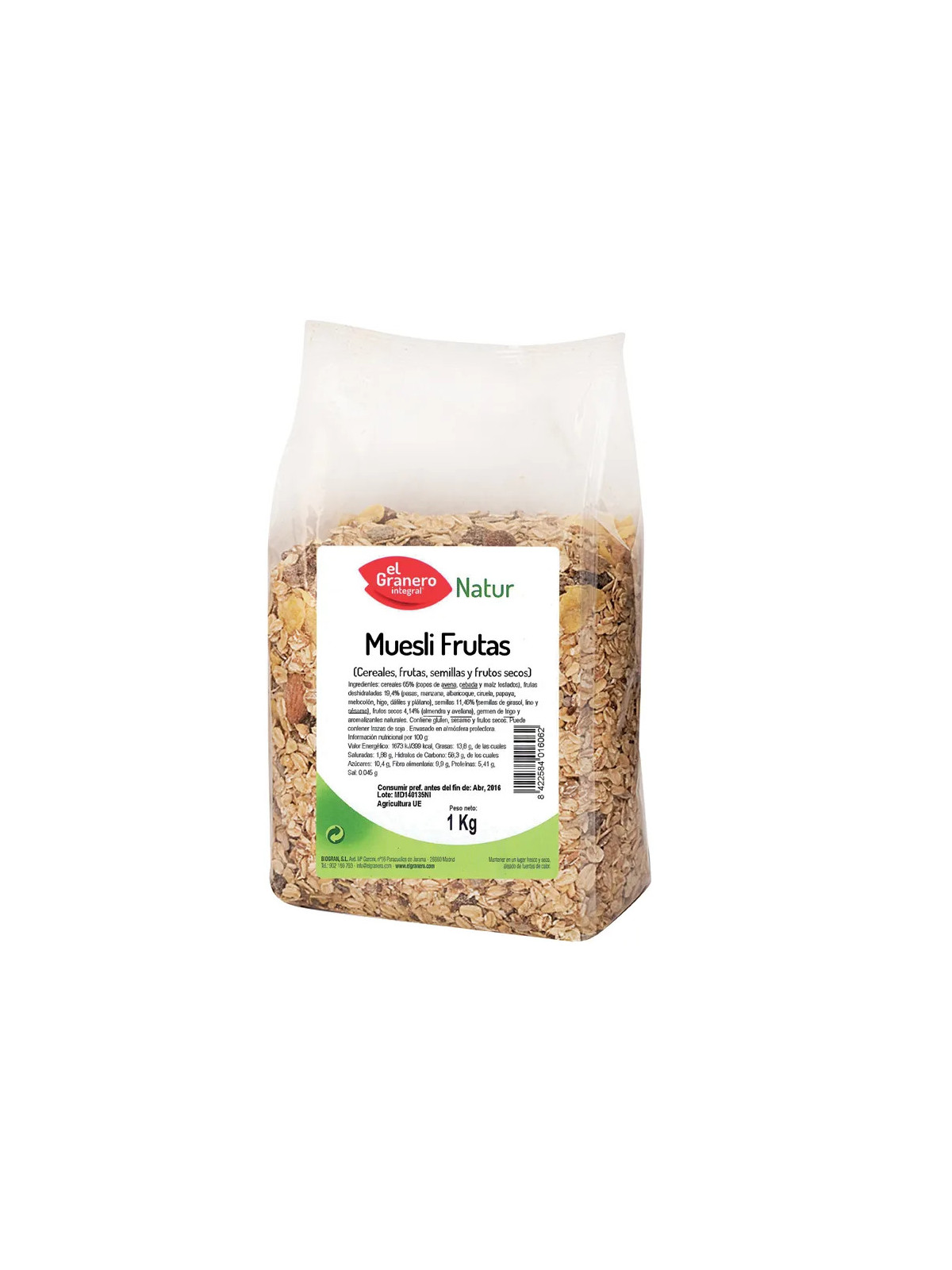 Granero Muesli 10 Fruits 1 kg