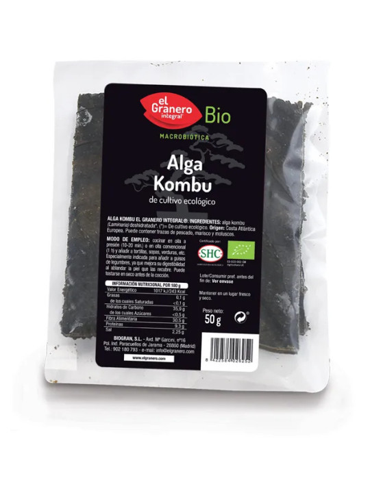 GRANERO Algue Kombu Bio 50g